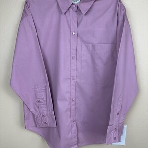 Abercrombie & Fitch Purple Casual Button Down Shirt